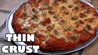 Perfect Chicago ThinCrust Tavern Style Pizza at Home [upl. by Idnam]