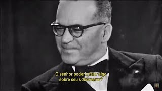 Guimarães Rosa  Entrevista raríssima em Berlim 1962 [upl. by Annayat]