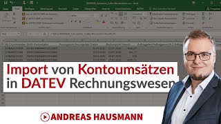 Import der Kontoumsätze in DATEV Rechnungswesen [upl. by Kremer523]