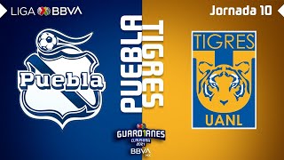 Resumen y Goles  Puebla vs Tigres  Liga BBVA MX  Guard1anes 2021  Jornada 10 [upl. by Kinch]