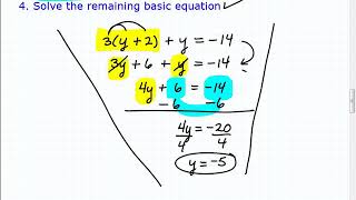 MultiStep Equations [upl. by Llerrod]