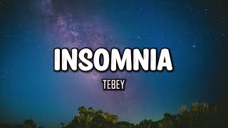 Tebey  Insomnia Lyrics [upl. by Lenore754]