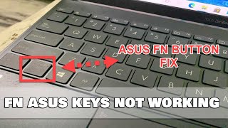 Solved Fn Key on ASUS Laptop Not Working [upl. by Aisatsan]