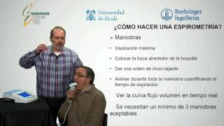 Como hacer una espirometria [upl. by Aliab]