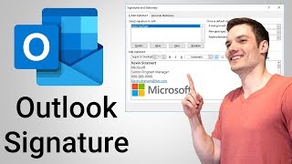 How to Add Signature in Outlook [upl. by Adnyleb39]