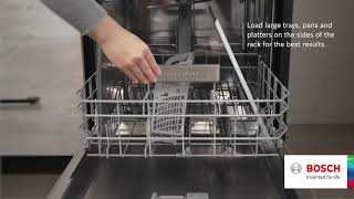 How to Load a DishwasherDishwasher Loading Tips by Bosch Home Appliances [upl. by Ashly]