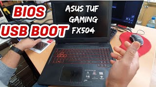 How To Get Into Bios And USB Boot On Asus TUF Gaming FX504G [upl. by Ikcin]