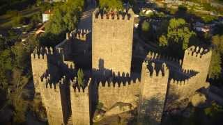 Castelo de Guimarães aereal view  by YO [upl. by Alyakam783]