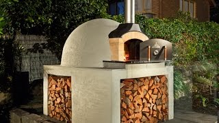 How to Build our Wood Fired Brick Pizza Oven Kit [upl. by Anneehs825]