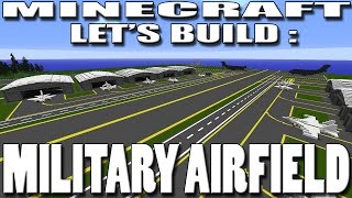 Minecraft Lets Build  Military Airfield Planning EP1 [upl. by Merta]