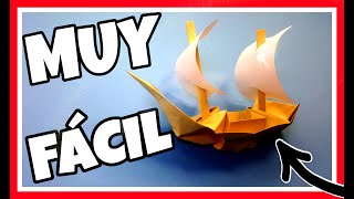 ✅ Como Hacer un Barco PIRATA de papel FACIL Paso a Paso 【ORIGAMI】 [upl. by Welford]