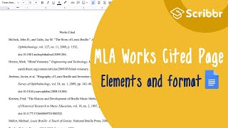 MLA Works Cited References and Formatting  Scribbr 🎓 [upl. by Gnel]