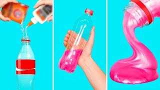 Super Fast Slime Recipe DIY 30 SECONDS Bottle Slime [upl. by Netsriik]