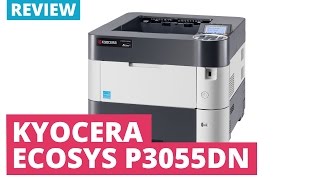 Kyocera ECOSYS P3055dn A4 Mono Laser printer [upl. by Sorrows50]