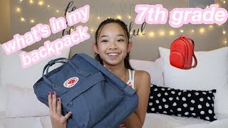 whats in my backpack 2018 7th grade  Nicole Laeno [upl. by Ravaj]