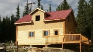 How to build an OffGrid cabin in the woods [upl. by Sewoll]