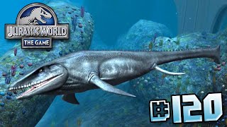 MOSASAUR UNLOCKED  Jurassic World  The Game  Ep 120 HD [upl. by Kassab948]