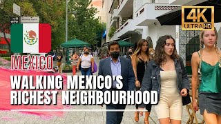 🇲🇽 Mexico City Walking Tour  Polanco Mexico City Luxury Neighbourhood 4K HDR  60fps [upl. by Gunilla]