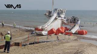 Galloper offshore wind farm  export cable shore landing  full version [upl. by Vin]