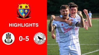 Caerleon 05 Cwmbrân Town  Gwent FA Senior cup  Quarter final highlights [upl. by Lawrenson511]