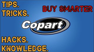 COPART USEFUL TRICKS TIPS AND HACKS How to buy smarter from COPART [upl. by Jacinto]