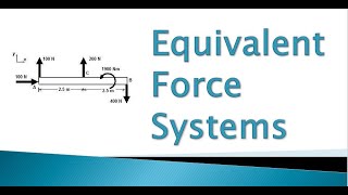 81 How To Find Equivalent Force Systems Part I [upl. by Higgins3]