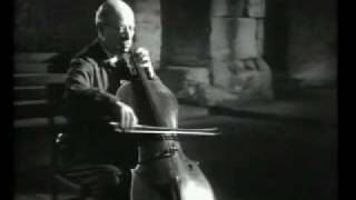 Pablo Casals plays BACH  Suite no 1 for Cello  part 2 [upl. by Aivuy]