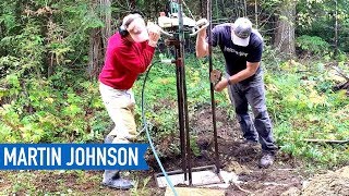 DIY Water Well Drilling  Off Grid Cabin Build 27 [upl. by Undine304]