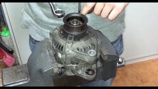 ᴴᴰHow to fully rebuild a Toyota  Denso  Alternator with new bearings [upl. by Leimaj498]