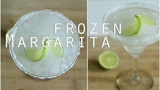 Frozen Margarita Recipe  Cocktail Recipes [upl. by Lladnek]