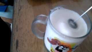 Aerolatte Review Frothing Cold Milk In Under 1 Minute [upl. by Atinod516]