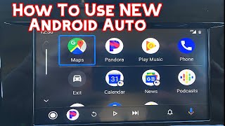 How To Use The NEW Android Auto [upl. by Aicile681]