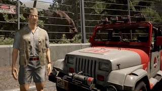 SCARY JURASSIC FAN MADE GAME  Jurassic Park S [upl. by Somisareg]