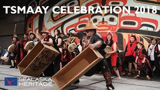 Tsmaay 4th Generation Tsimshian Dancers at Celebration 2018 [upl. by Leeann619]