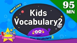 Kids vocabulary 2 compilation  Words Cards collection ABC first Dictionary｜English for kids [upl. by Tur]