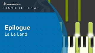 Epilogue  La La Land  Piano Tutorial cover [upl. by Aimerej]