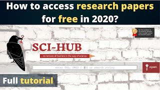 How to download the research papers in 2020  Using SciHub [upl. by Claudetta481]